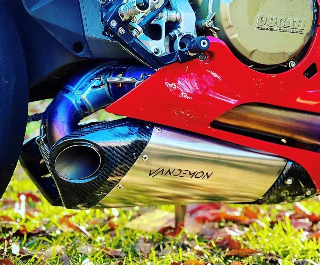 Vandemon Ducati Panigale 899,959,1199,1299 Titanium Belly Exhaust System 2011-18   DUC129TIEXBELA VA-122