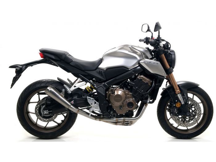 71217PR  Arrow Pro-Race Slip-on Exhaust, Titanium for Honda CB650R/CBR650R 19-23