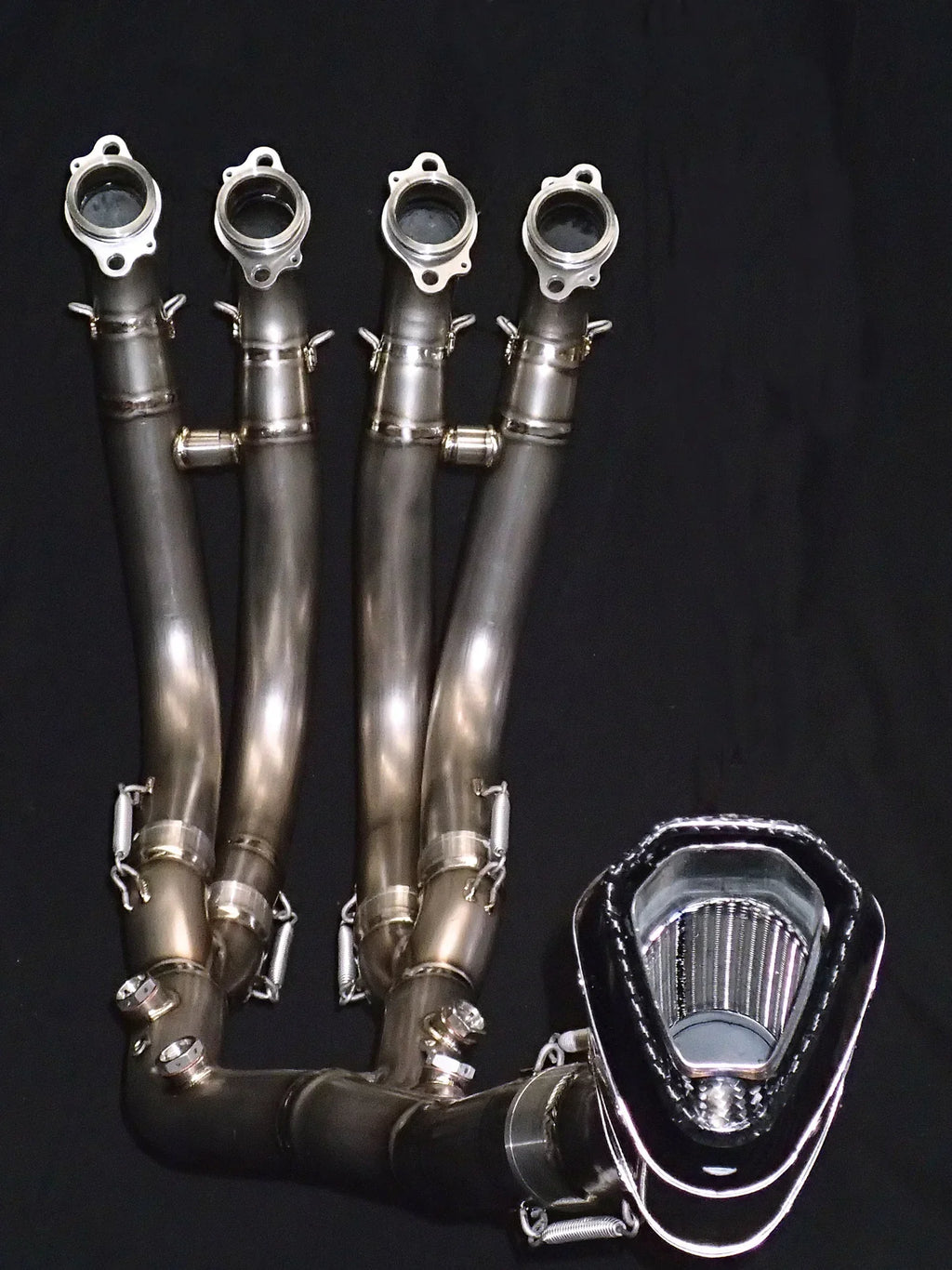 Vandemon  Titanium full Exhaust System  S1000R, S1000RR & M1000R 2020-2025 BMWS10RREXTITC VA-6