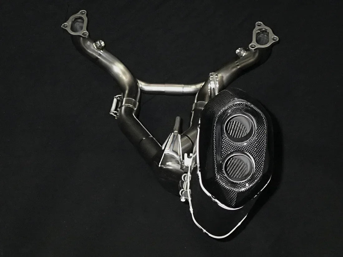 Vandemon  BMW R1250GS & GSA Titanium Exhaust System with OEM Valve Function BMWR1250GSTIEXHCFV VA-24