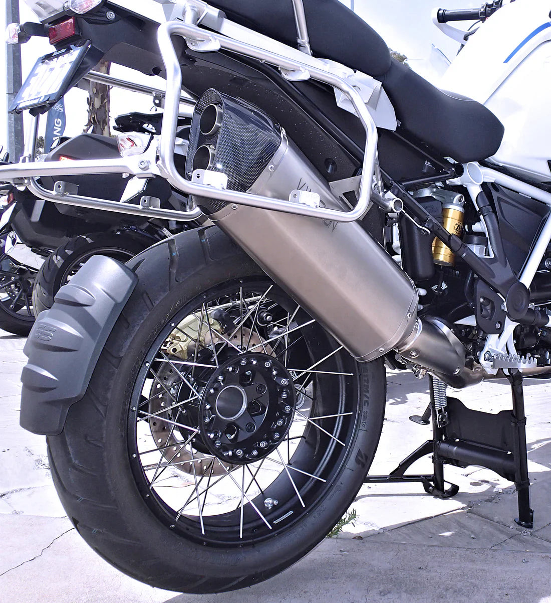 Vandemon BMW R1250GS Adventure Titanium Slip-On Muffler BMWR1250GSTIMUFFA VA-95