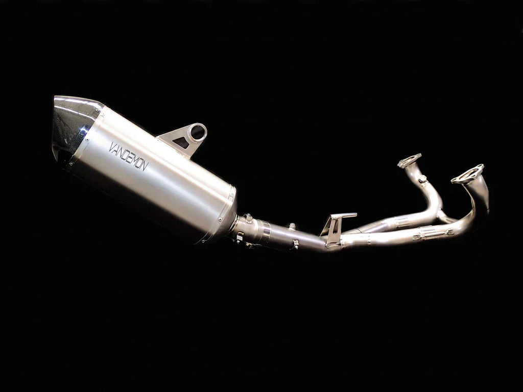 Vandemon  BMW R1250GS Adventure Vandemon Titanium Exhaust System No Valve 2019-23 BMWR1250GSTIEXHCFB VA-23