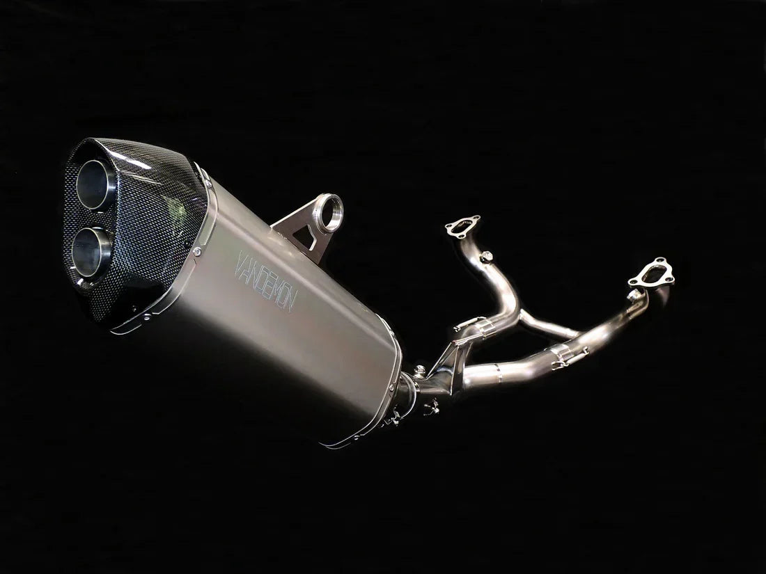 Vandemon  BMW R1250GS Adventure Vandemon Titanium Exhaust System No Valve 2019-23 BMWR1250GSTIEXHCFB VA-23