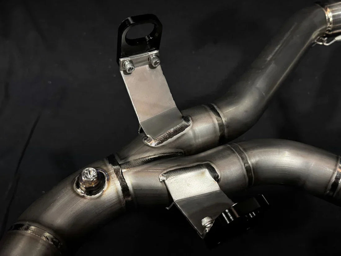 Vandemon  BMW R1300GS  2023-2025 Adventure Titanium Exhaust System with OEM Valve BMWR1300GSTIEXHA VA-26