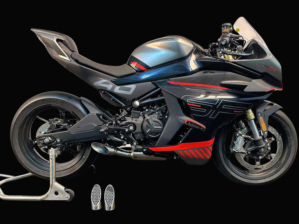 Vandemon CFMOTO 450SR, 450SS, 450SR-S Stainless Steel Low Mount Exhaust System 2023-24 CFMOTO450SRTILMEXHA VA-103