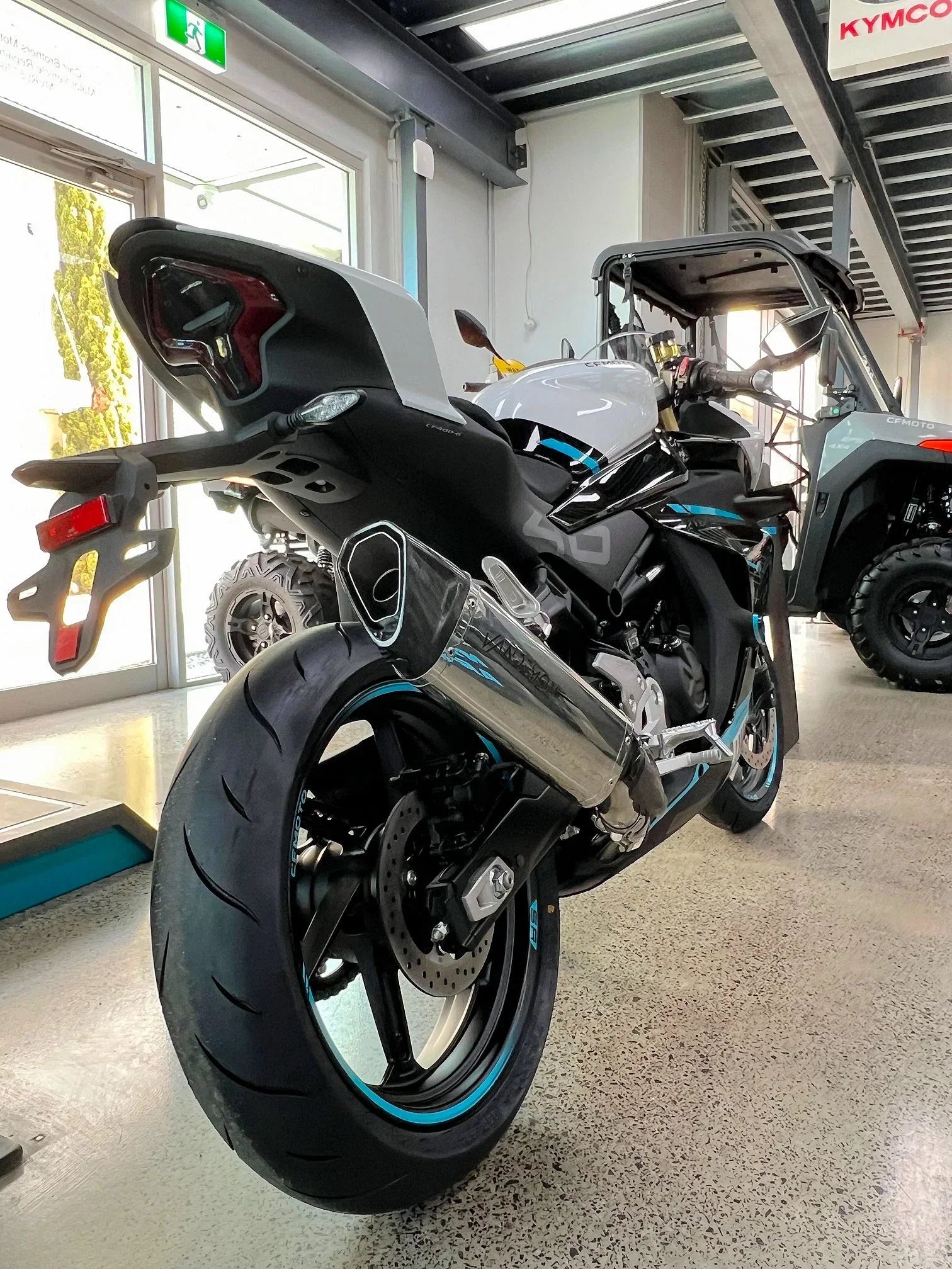 Vandemon 450SR & 450SR-S Stainless Steel Race Exhaust System CFMOTO450SRSSSMEXHB VA-91