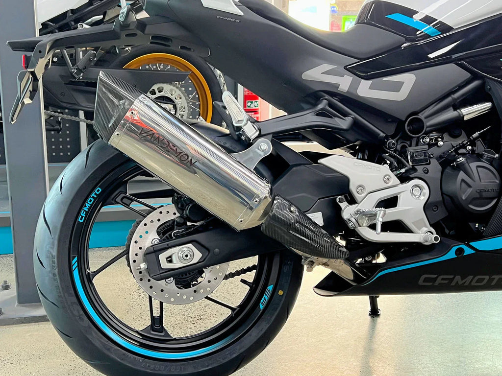 Vandemon 450SR & 450SR-S Stainless Steel Race Exhaust System CFMOTO450SRSSSMEXHB VA-91