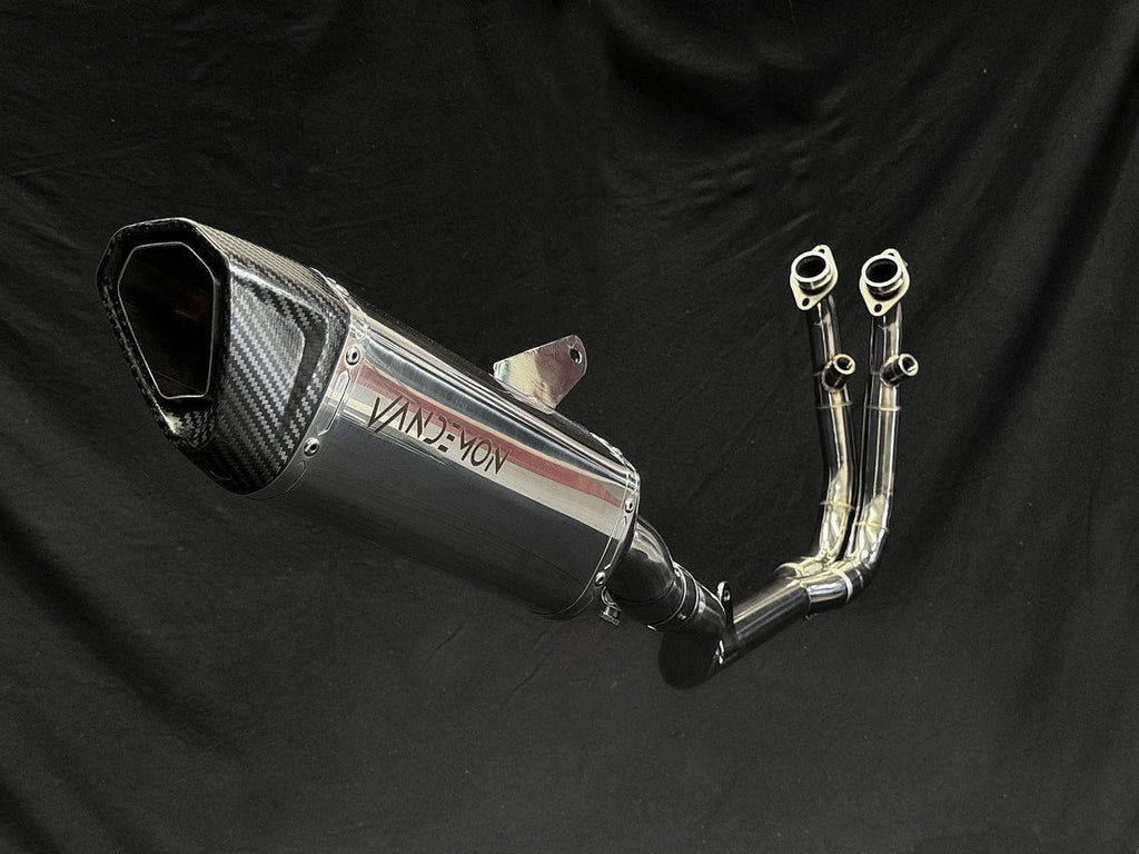 Vandemon CFMOTO 450MT Adventure All years Stainless Steel Exhaust System CFMOTO450MTSSEXHC VA-99