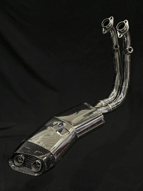 Vandemon CFMOTO 450NK Stainless Steel Low Mount Exhaust System  CFMOTO450NKSSLMEXHA VA-100