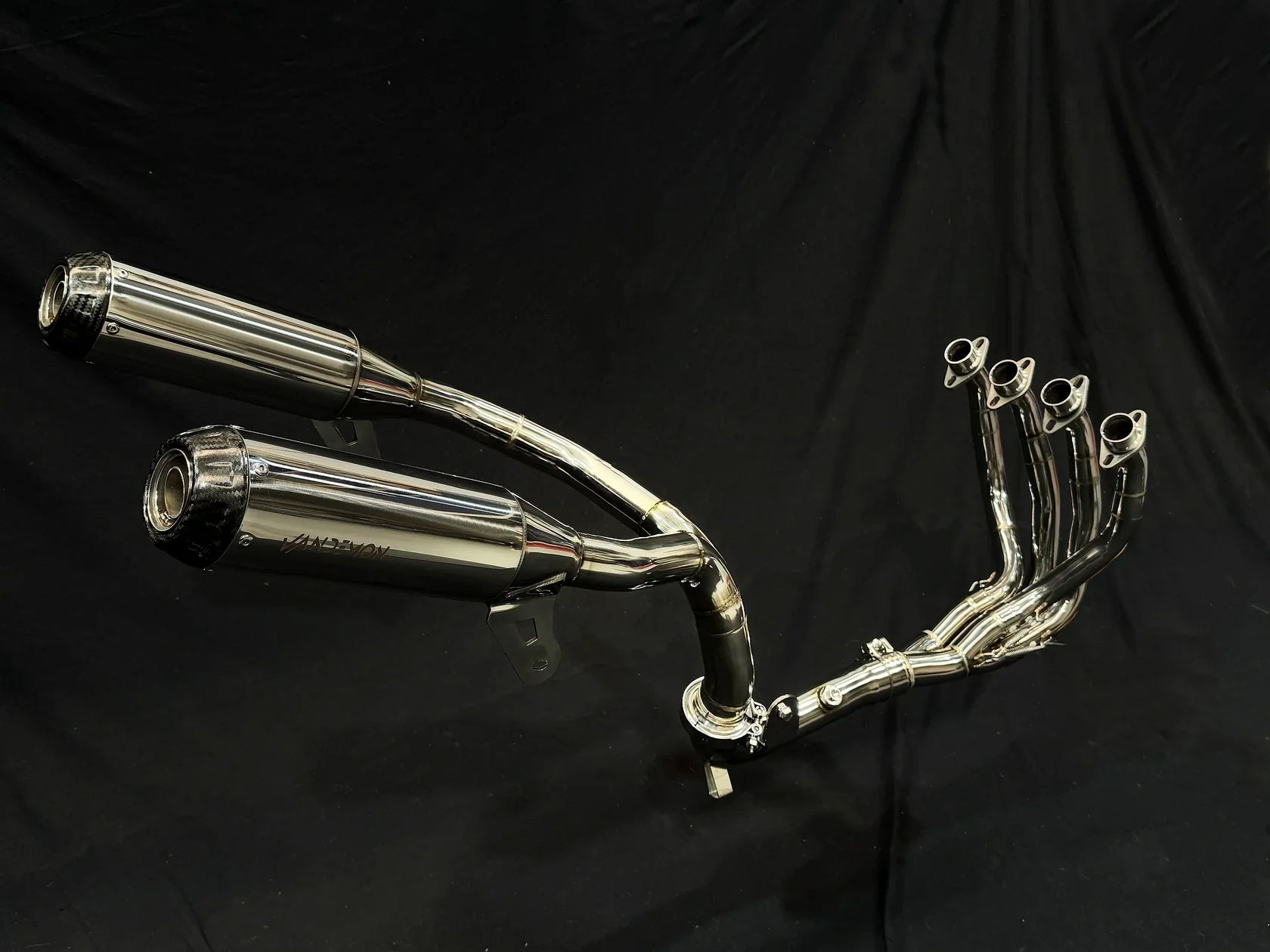 Vandemon  CFMOTO 500SR VROOM Vandemon High Mount Stainless Steel Exhaust System VA-164 CFMOTO500SRSSPOLEXHA