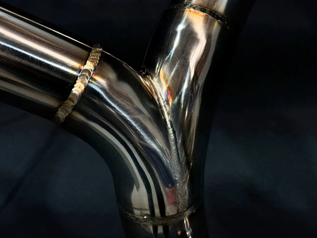 Vandemon  CFMOTO 500SR 2025 VROOM Vandemon High Mount Stainless Steel Exhaust System VA-164 CFMOTO500SRSSPOLEXHA