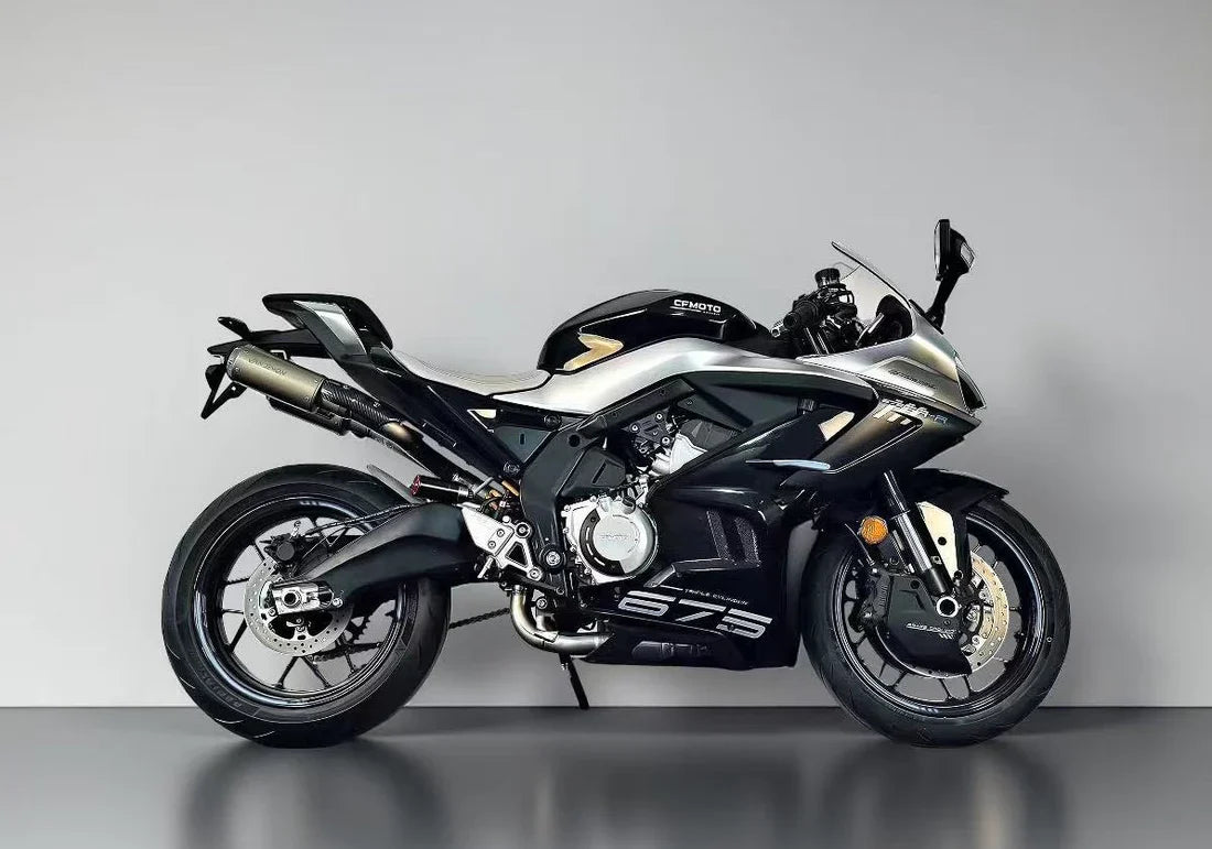 Vandemon CFMOTO 675SR-R, 675SR-S, 675SS High Mount Titanium Exhaust System 2024-2026 CFMOTO675SRRTIHMEXHA VA-107