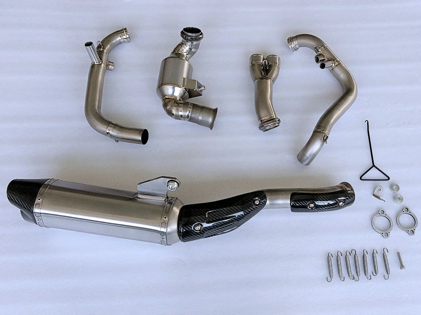 Vandemon CFMOTO 800MT Adventure Titanium Exhaust System  CFMOTOMT8ADEXHBRA VA-108