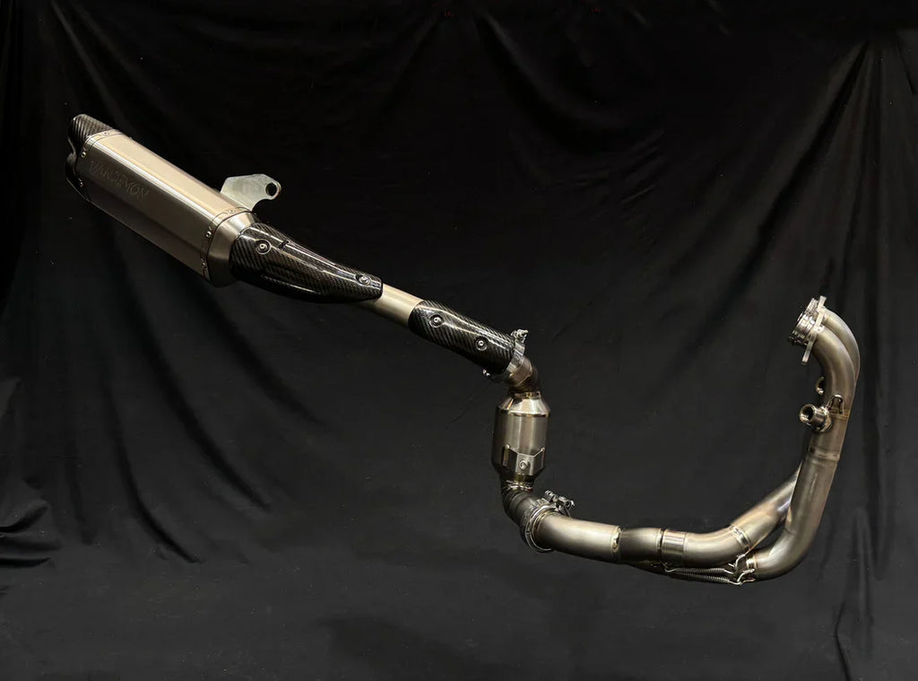 Vandemon CFMOTO 800MT Adventure Titanium Exhaust System  CFMOTOMT8ADEXHBRA VA-108