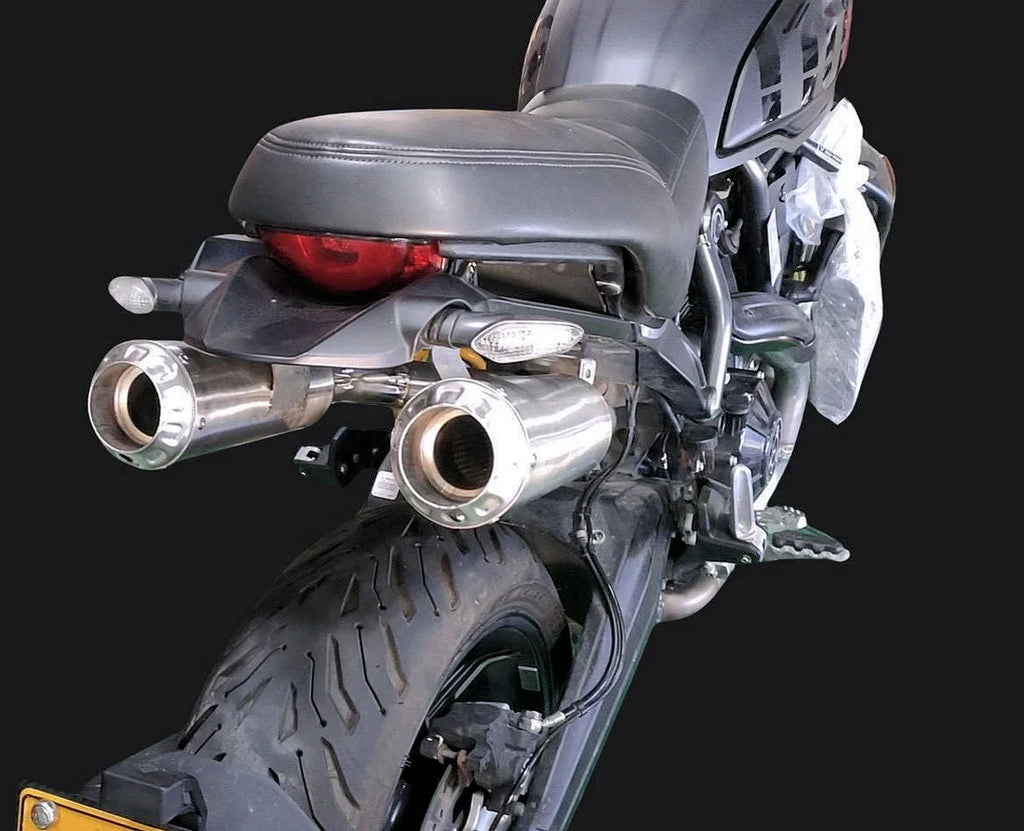 Vandemon Ducati Scrambler 1100 Pro 2021-24  Full Titanium Exhaust System DUC1100SCRTIEXBRA VA-127