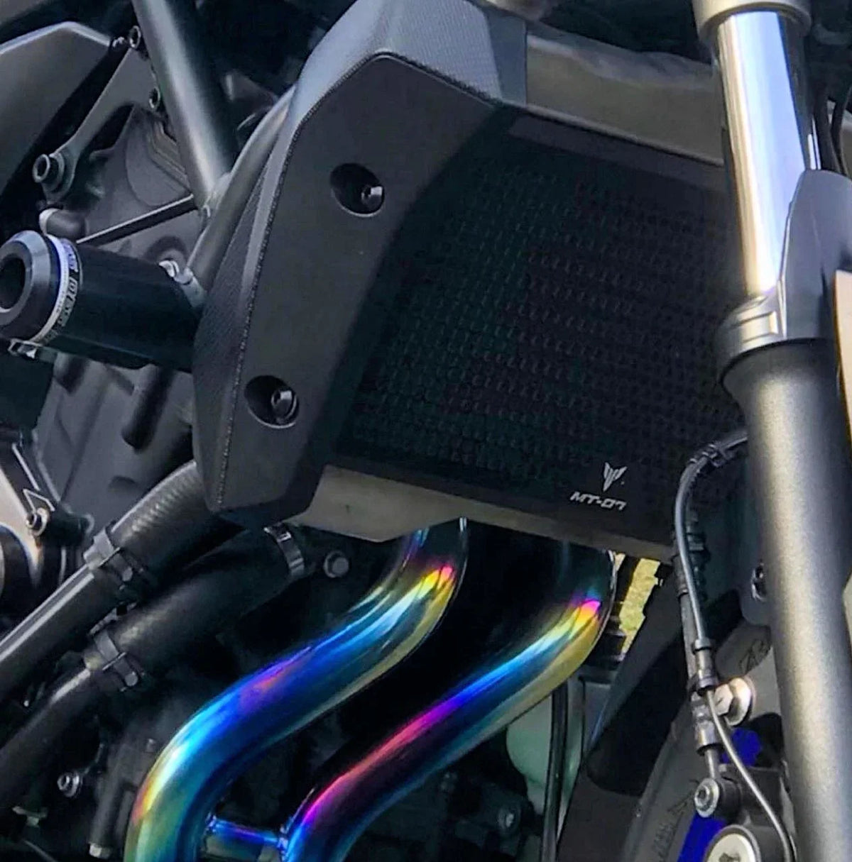 Vandemon  Yamaha MT07 FZ07 XSR700 Titanium Exhaust System 2025-2026 YAMAMT07EXHTITANB VA-173