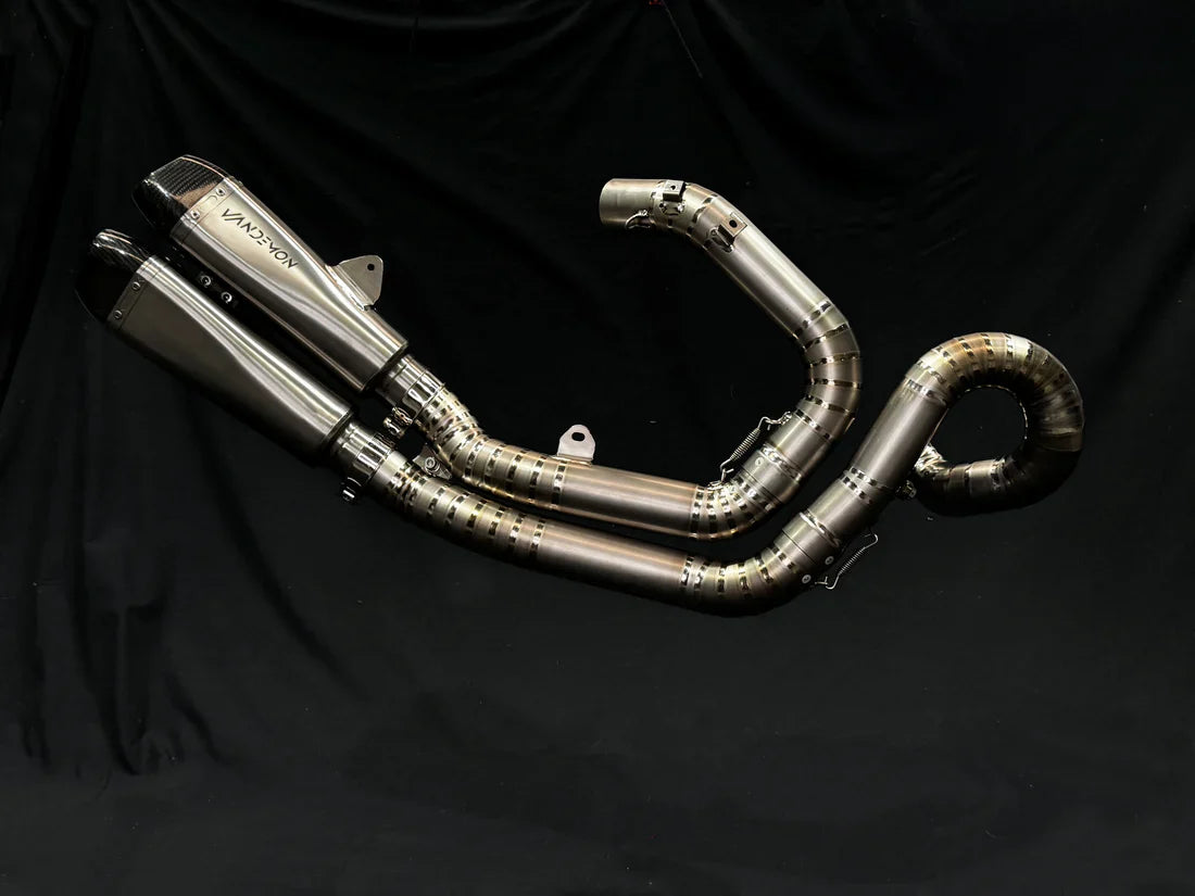 Vandemon Ducati Diavel 1200 Split Pulse Titanium Exhaust System DUCDVLTIBREXHB VA-109