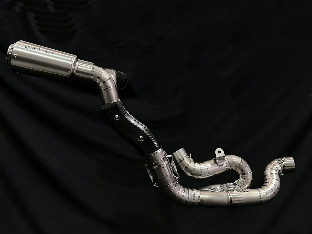 Vandemon Ducati Panigale & Streetfighter V4 Titanium High Mount 3/4 Slip-On 2018-22 DUCV4SFTIMUFHMA VA-120
