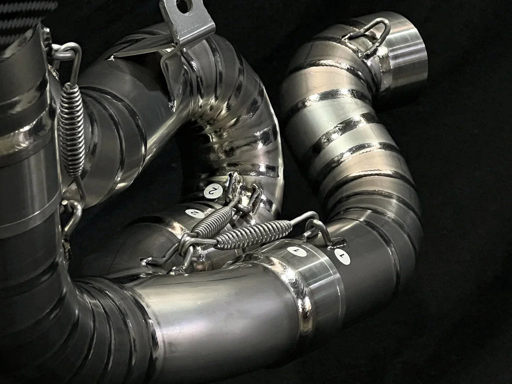 Vandemon  Ducati Panigale & Streetfighter V4 Titanium High Mount 3/4 Slip-On 2022-2024  DUCV4SFTIMUFHMB VA-35