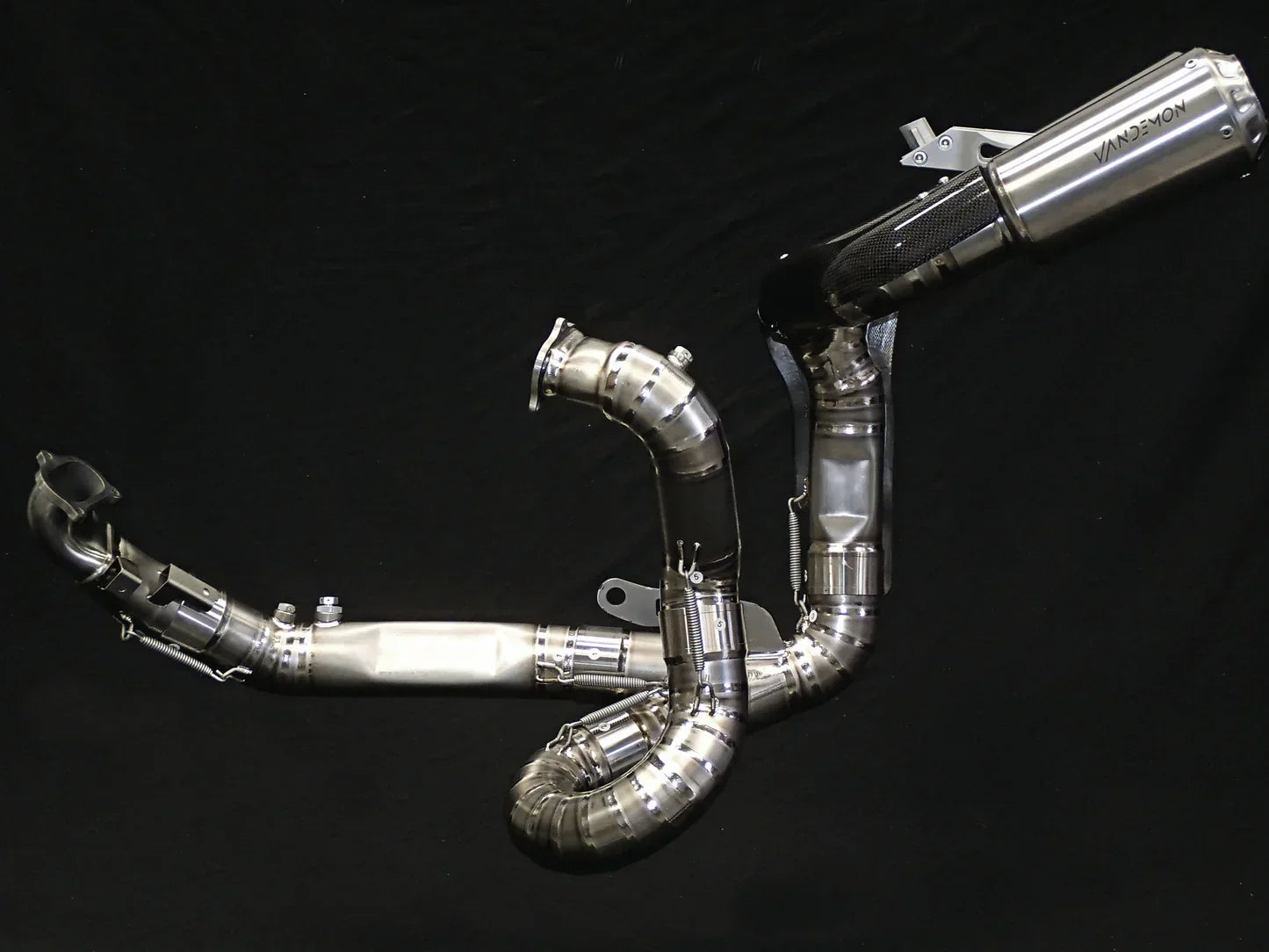 Vandemon Ducati Panigale/ Streetfighter V2 955 Full Titanium High Mount Exhaust System 2019-24 DUCV2TIEXHSMESA VA-125