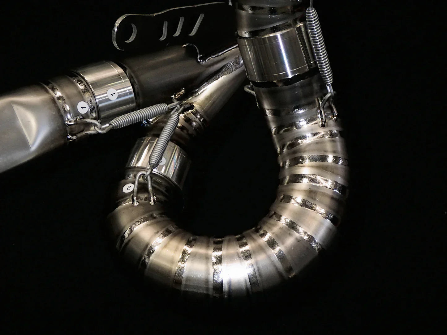 Vandemon Ducati Panigale/ Streetfighter V2 955 Full Titanium High Mount Exhaust System 2019-24 DUCV2TIEXHSMESA VA-125