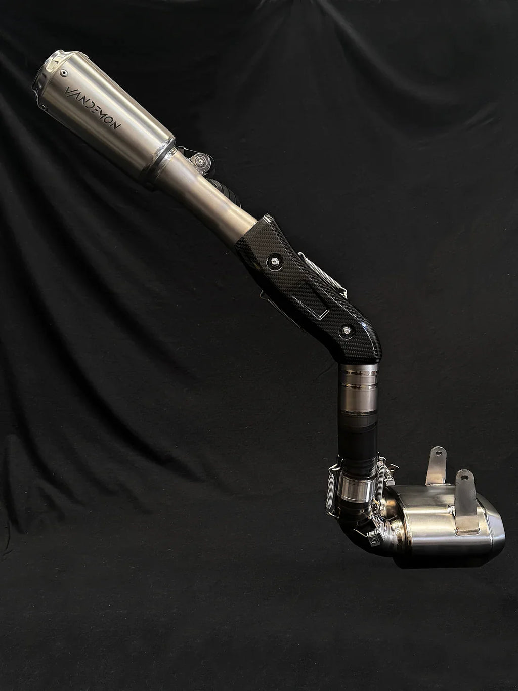 Vandemon Ducati Panigale/ Streetfighter V2 High Mount Titanium Slip-On Mufflers DUCV2TIMESMUFHMA VA-126