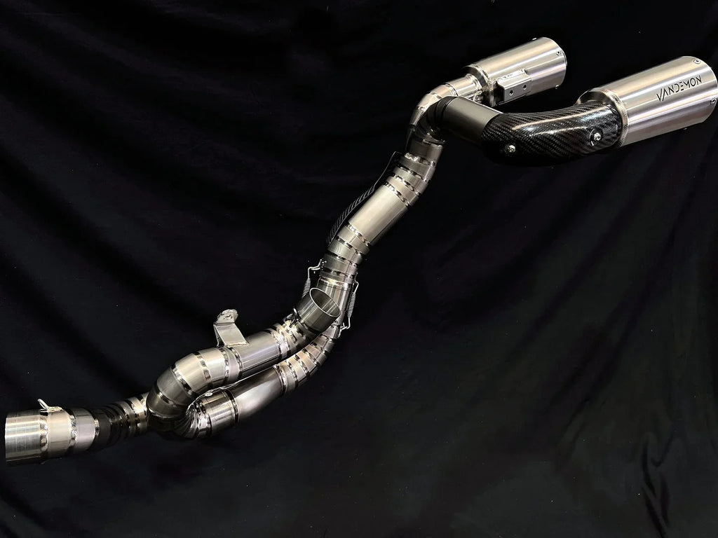 Vandemon  Ducati Panigale & Streetfighter V4 Titanium High Mount 3/4 Slip-On 2022-2024  DUCV4SFTIMUFHMB VA-35