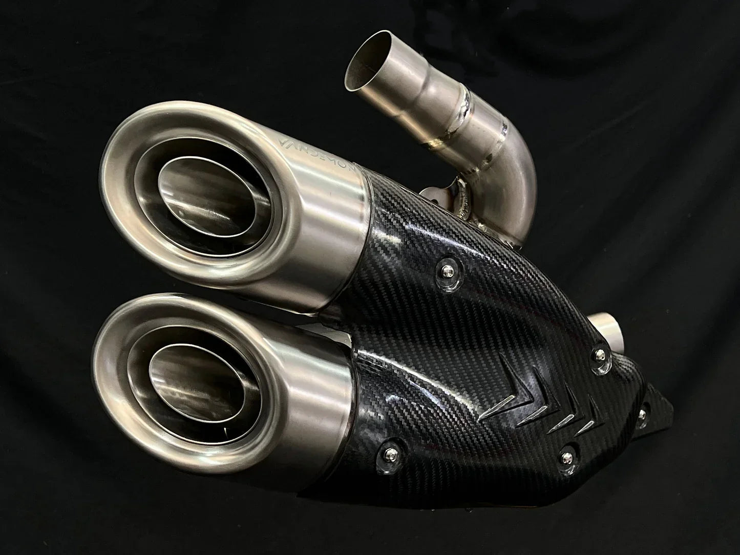 Vandemon  Ducati X Diavel & Diavel S 1260 2016 -2022 Bimodal Stealth Titanium Slip-On  DUCDVLTITANEXHWVA VA-46