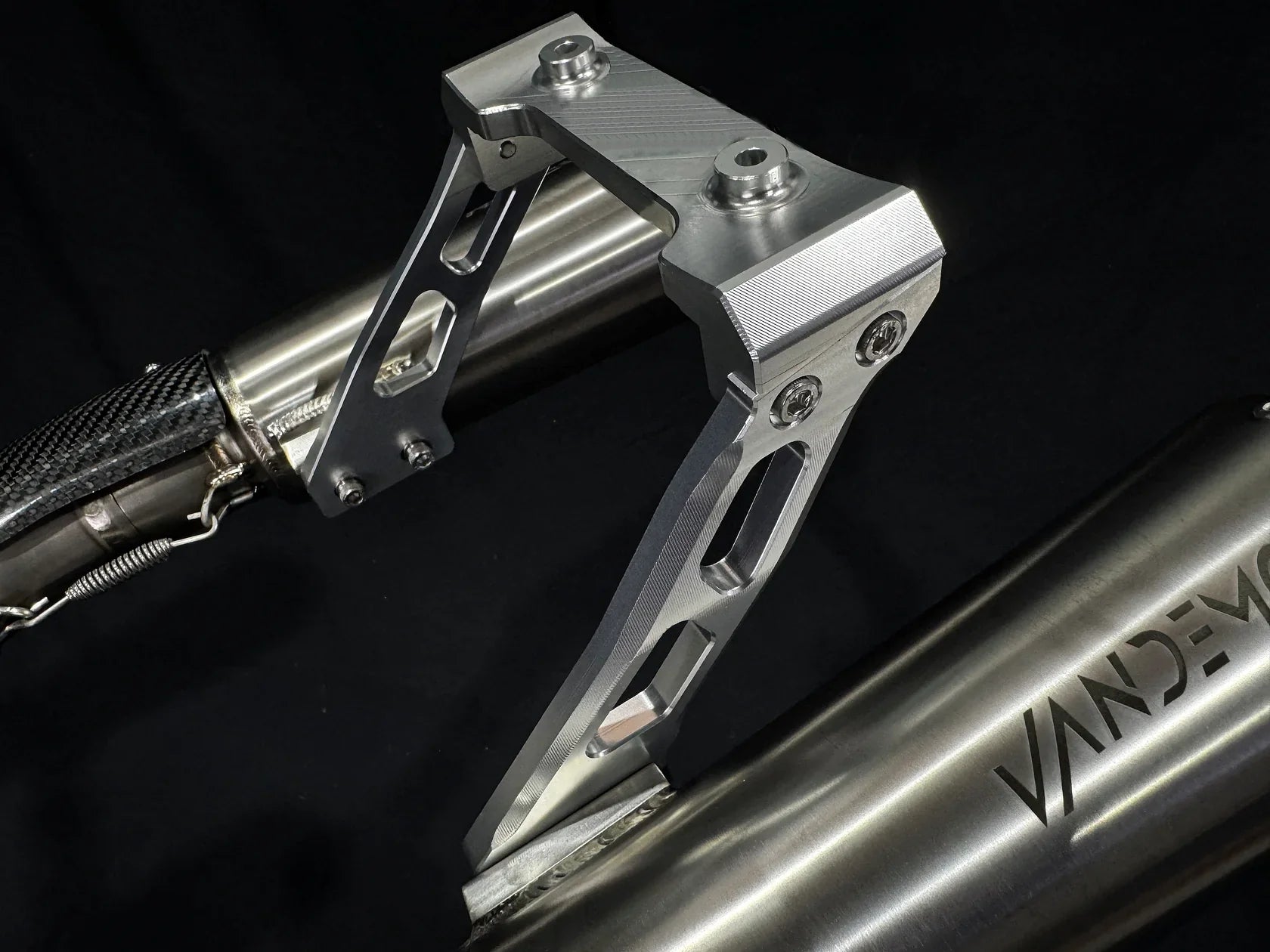 Vandemon Ducati Supersport 950 Vandemon High Mount Titanium Exhaust System DUC950SSTIHMEXHBRA VA-128