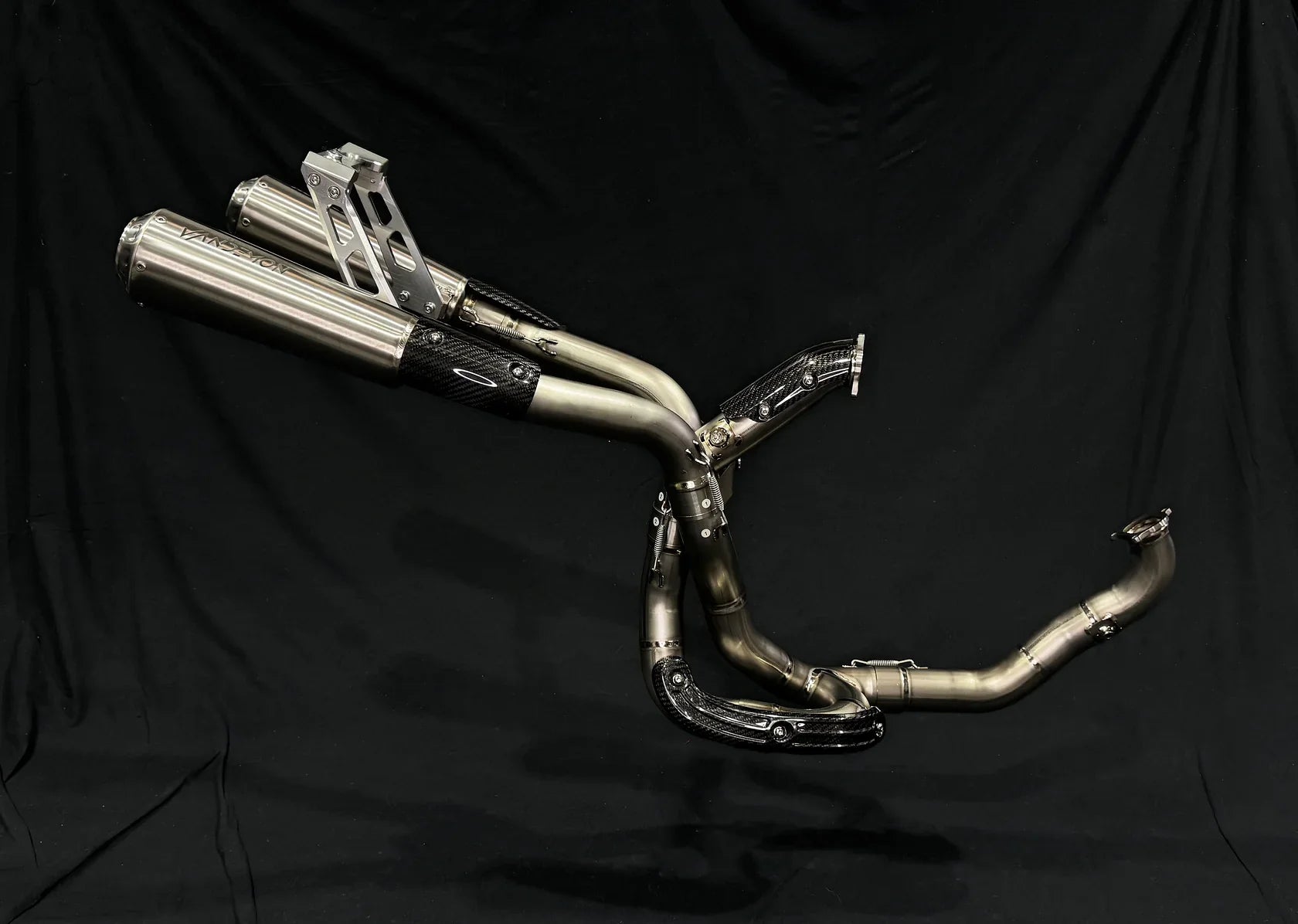 Vandemon Ducati Supersport 950 Vandemon High Mount Titanium Exhaust System DUC950SSTIHMEXHBRA VA-128