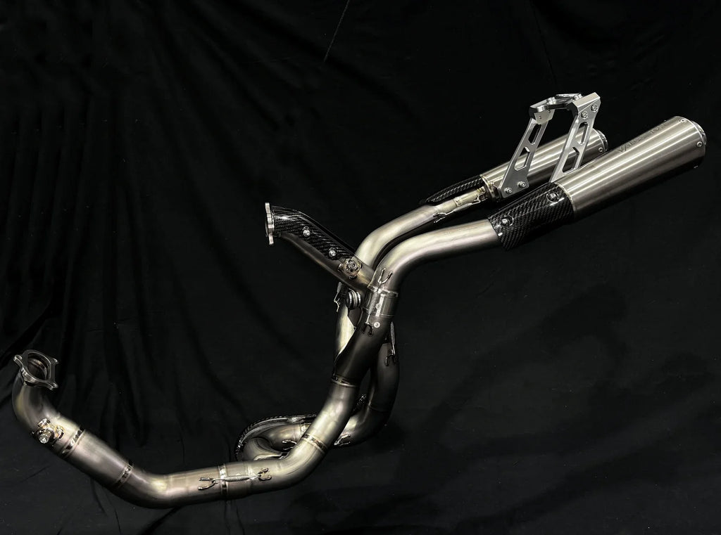 Vandemon Ducati Supersport 950 Vandemon High Mount Titanium Exhaust System DUC950SSTIHMEXHBRA VA-128