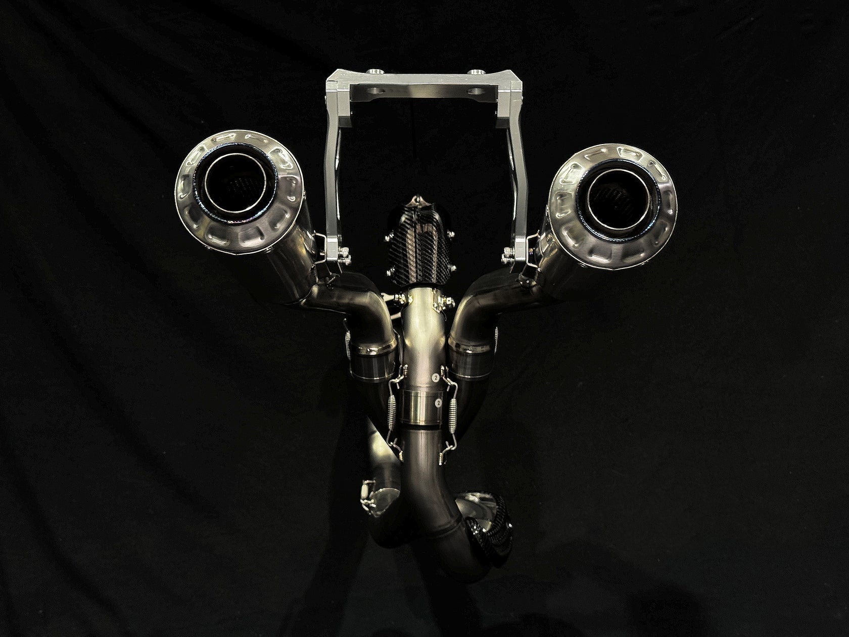 Vandemon Ducati Supersport 950 Vandemon High Mount Titanium Exhaust System DUC950SSTIHMEXHBRA VA-128