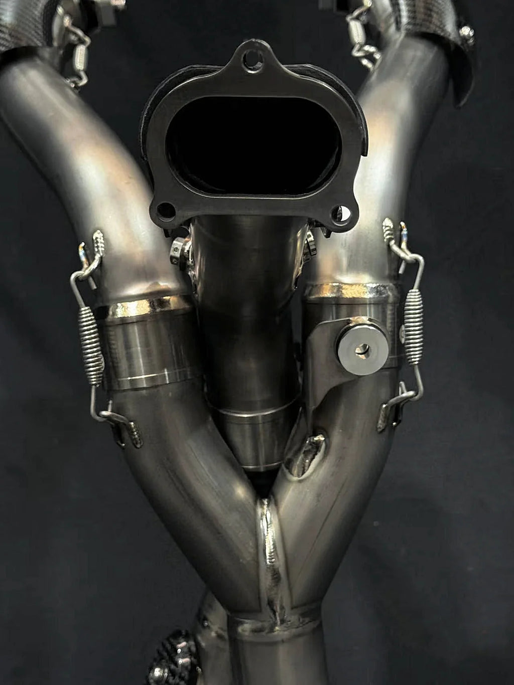 Vandemon Ducati Supersport 950 Vandemon High Mount Titanium Exhaust System DUC950SSTIHMEXHBRA VA-128