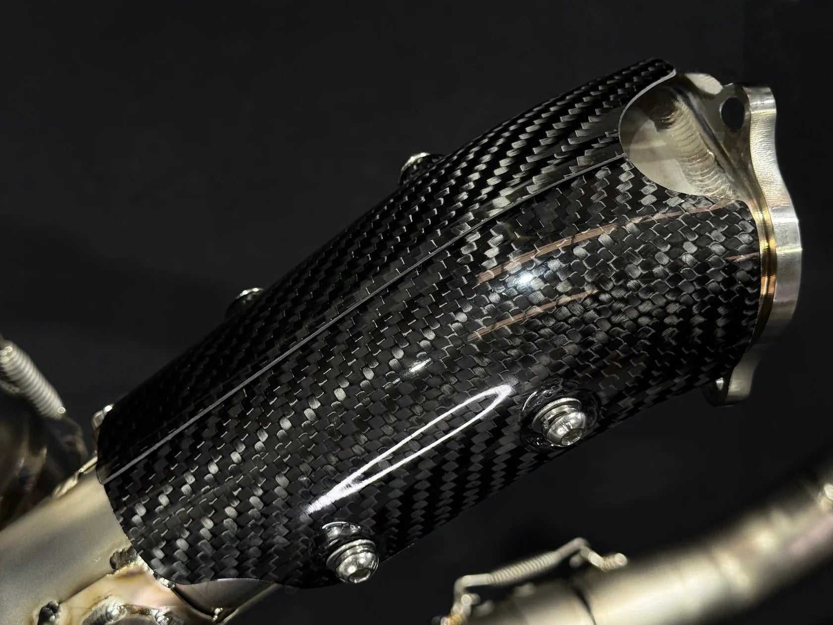 Vandemon Ducati Supersport 950 Vandemon High Mount Titanium Exhaust System DUC950SSTIHMEXHBRA VA-128