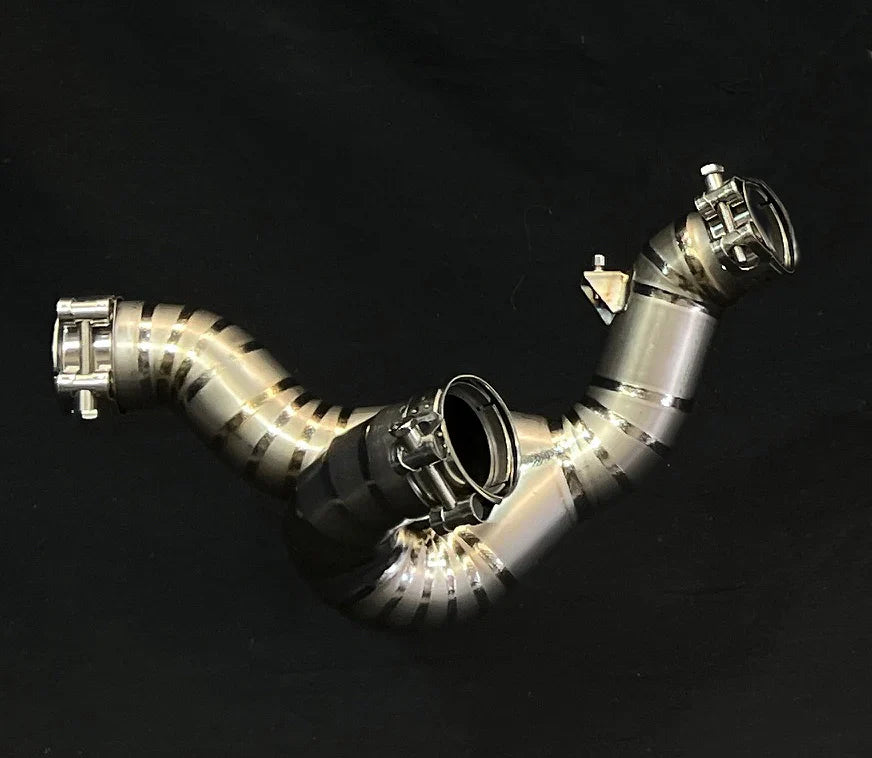 Vandemon Ducati Multistrada V4 Titanium Slip-on & Optional Link Pipe & Front Headers DUCV4MTSTIEXHSYSA VA-118