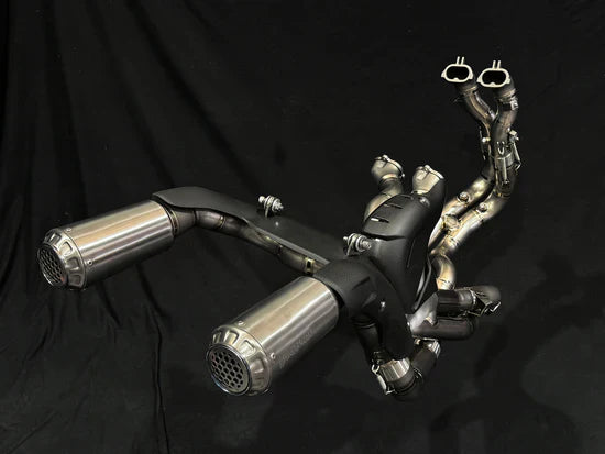 Vandemon Ducati Panigale V4,V4S,V4R & Streetfighter V4 2018-24 Titanium High Mount Exhaust System  DUCV4PANHMEXHMESA VA-124