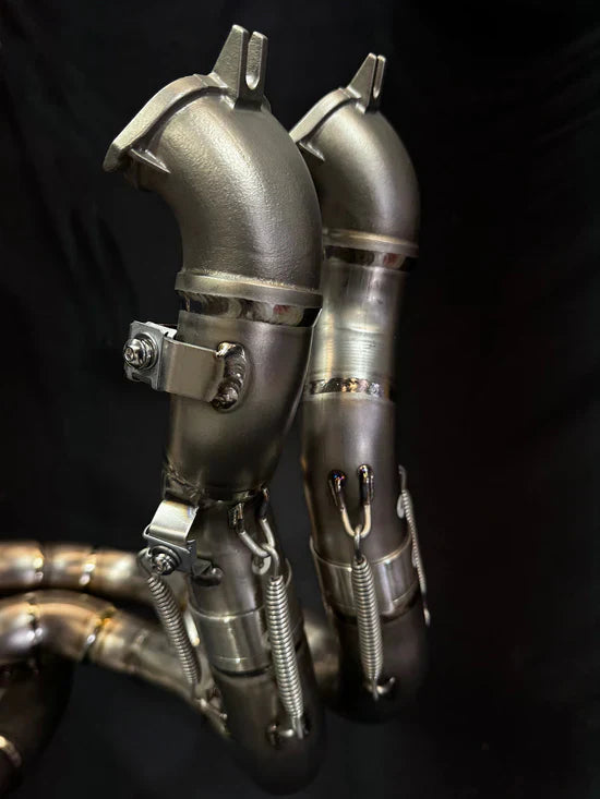 Vandemon Ducati Panigale V4,V4S,V4R & Streetfighter V4 2018-24 Titanium High Mount Exhaust System  DUCV4PANHMEXHMESA VA-124