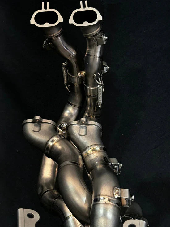 Vandemon Ducati Panigale V4,V4S,V4R & Streetfighter V4 2018-24 Titanium High Mount Exhaust System  DUCV4PANHMEXHMESA VA-124