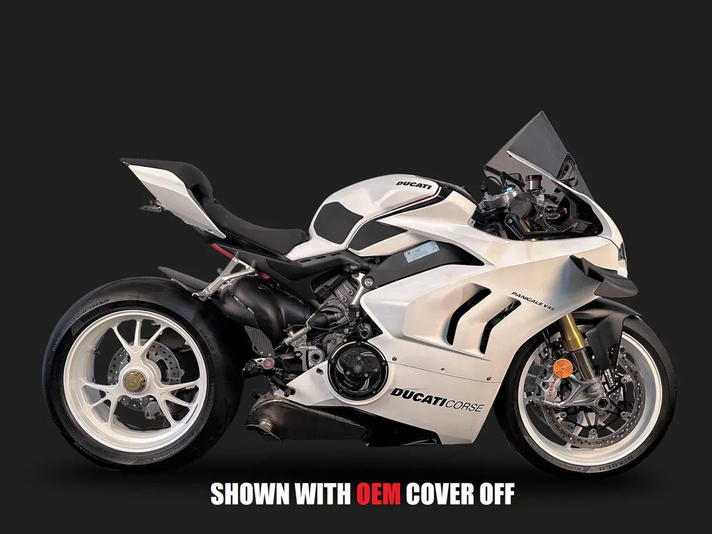 Vandemon Ducati Panigale V4 / V4S/ V4R & Streetfighter V4 Bimodal Stealth Titanium Slip-On  2018-2024 DUCV4PANTIEXHWVB VA-123