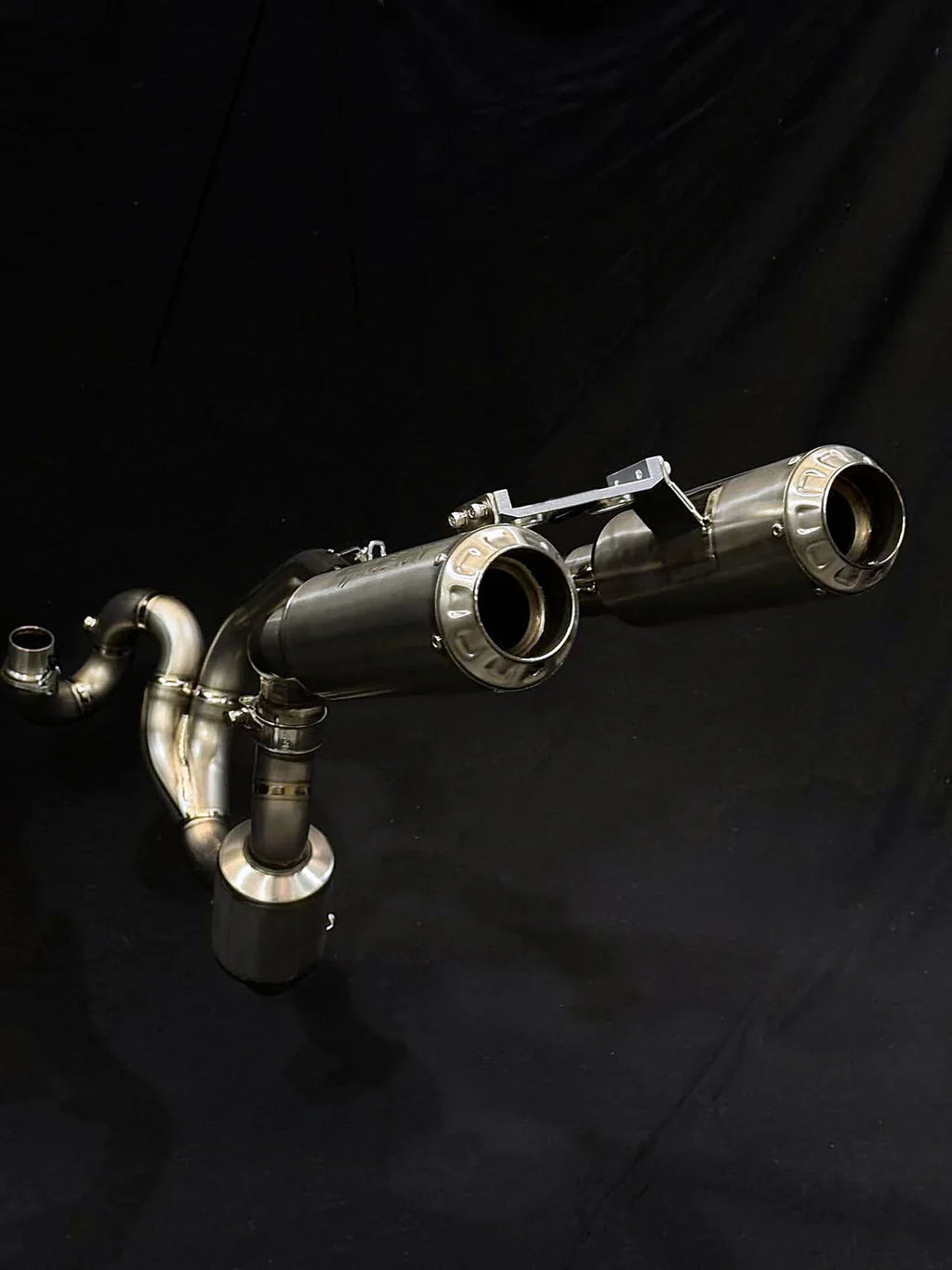 Vandemon Ducati Scrambler 1100 Pro 2021-24  Full Titanium Exhaust System DUC1100SCRTIEXBRA VA-127