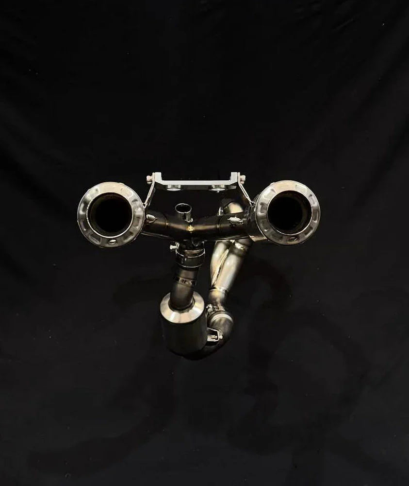 Vandemon Ducati Scrambler 1100 Pro 2021-24  Full Titanium Exhaust System DUC1100SCRTIEXBRA VA-127