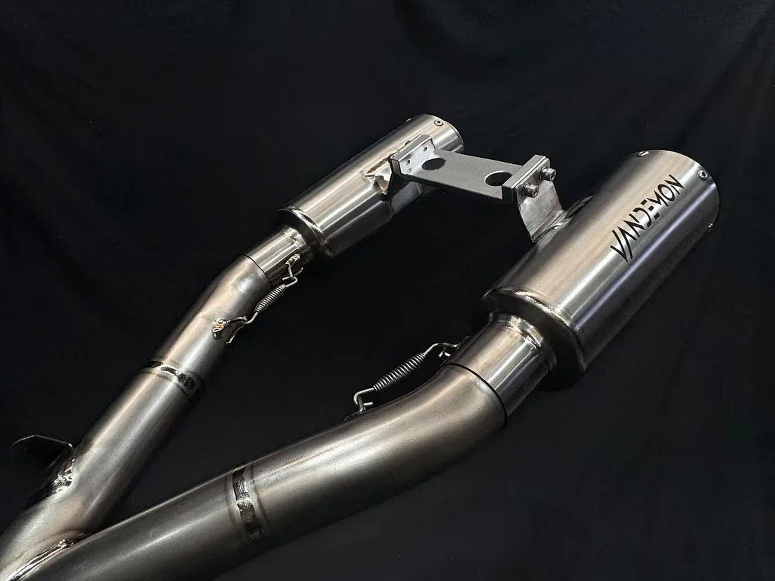 Vandemon Ducati Scrambler 1100 Pro 2021-24  Full Titanium Exhaust System DUC1100SCRTIEXBRA VA-127