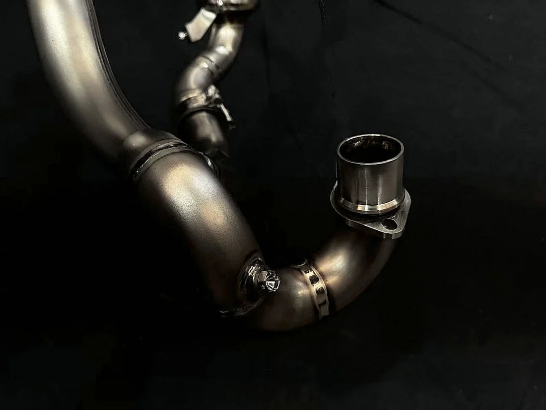 Vandemon Ducati Scrambler 1100 Pro 2021-24  Full Titanium Exhaust System DUC1100SCRTIEXBRA VA-127