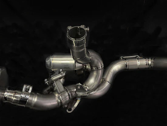 Vandemon Ducati Multistrada V2 950 Bimodal Stealth Titanium Exhaust System DUCV2MTSTIEXHWVA VA-115