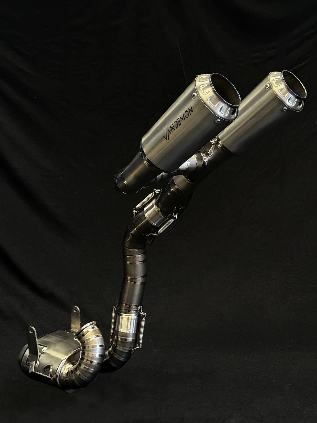 Vandemon Ducati Panigale/ Streetfighter V2 High Mount Titanium Slip-On Mufflers DUCV2TIMESMUFHMA VA-126