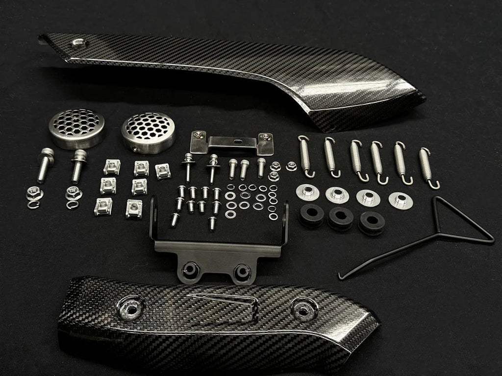 Vandemon Ducati Panigale/ Streetfighter V2 High Mount Titanium Slip-On Mufflers DUCV2TIMESMUFHMA VA-126