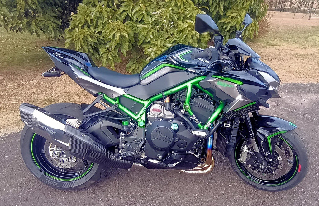 Vandemon  ZH2 Bimodal Stealth Titanium Exhaust System KAWAZH2TIEXSYWVPOLA VA-88