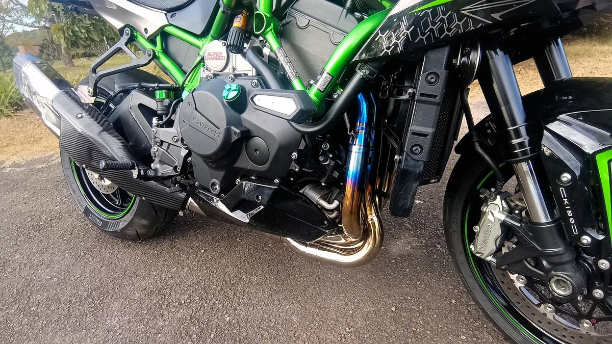 Vandemon  ZH2 Bimodal Stealth Titanium Exhaust System KAWAZH2TIEXSYWVPOLA VA-88