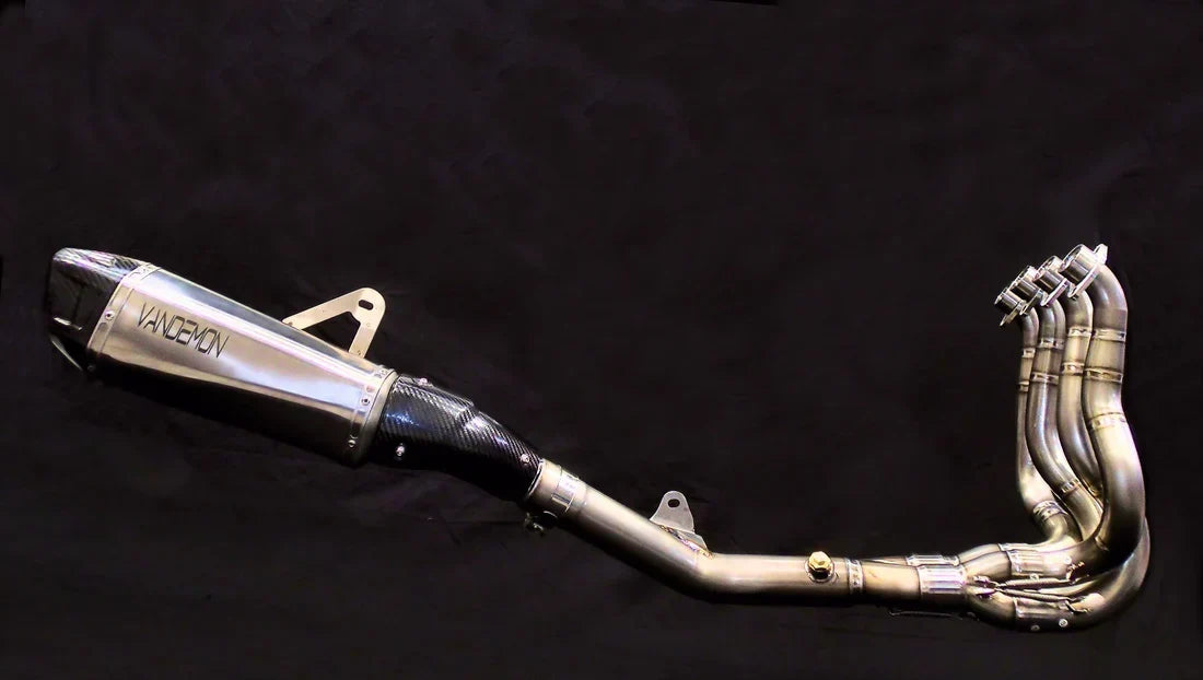 Vandemon Kawasaki H2 SE SX Vandemon Titanium Exhaust System 2018-25 KAWAH2SESXTIEXHSYSC VA-133