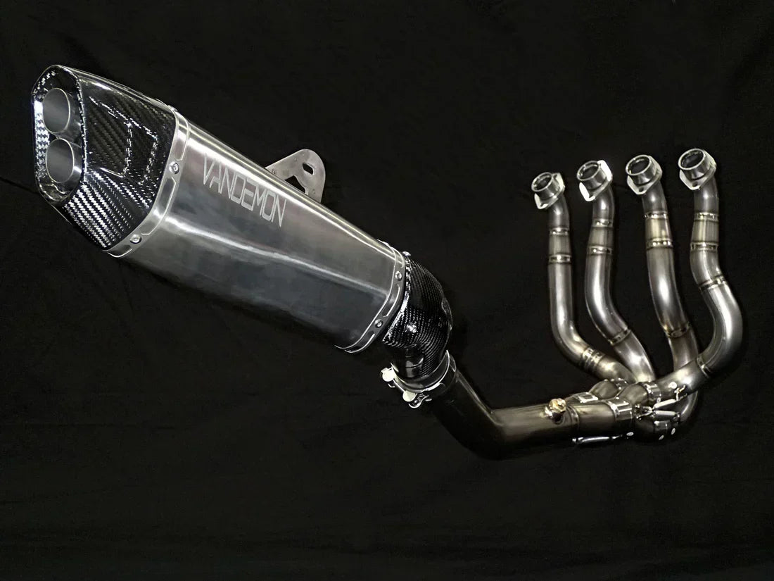 Vandemon Kawasaki H2 SE SX Vandemon Titanium Exhaust System 2018-25 KAWAH2SESXTIEXHSYSC VA-133